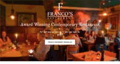 Desktop Screenshot of francosrestaurant.co.uk