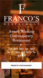 Mobile Screenshot of francosrestaurant.co.uk