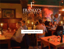 Tablet Screenshot of francosrestaurant.co.uk